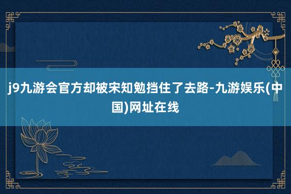 j9九游会官方却被宋知勉挡住了去路-九游娱乐(中国)网址在线