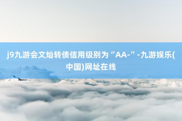 j9九游会文灿转债信用级别为“AA-”-九游娱乐(中国)网址在线