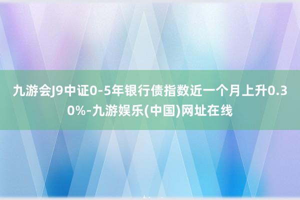 九游会J9中证0-5年银行债指数近一个月上升0.30%-九游娱乐(中国)网址在线